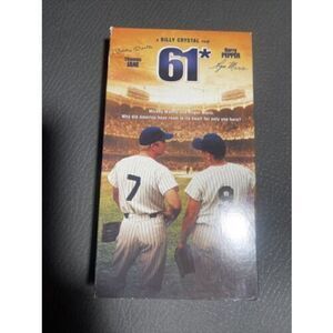 61 (VHS, 2001) Billy Crystal Film HBO Mickey mantle Roger Maris Baseball Homerun
